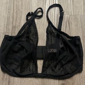 Victoria secret black lace bra